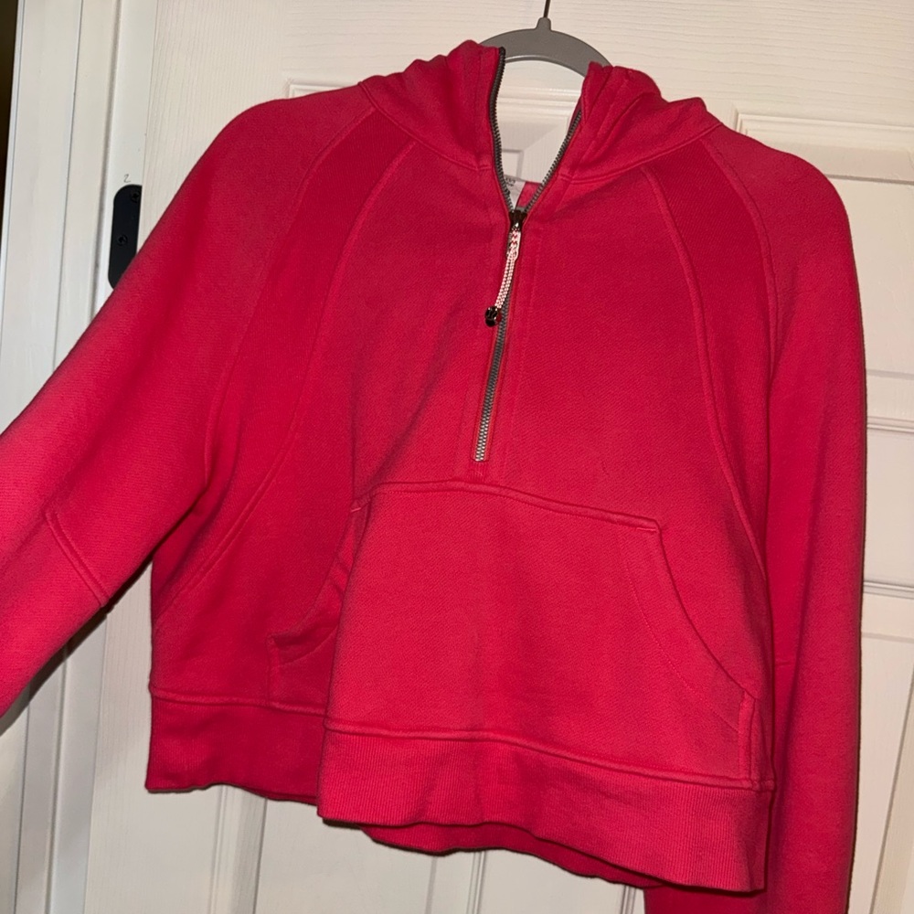 Lululemon Glaze Pink Scuba Half-Zip